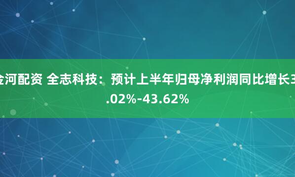 金河配资 全志科技：预计上半年归母净利润同比增长31.02%-43.62%
